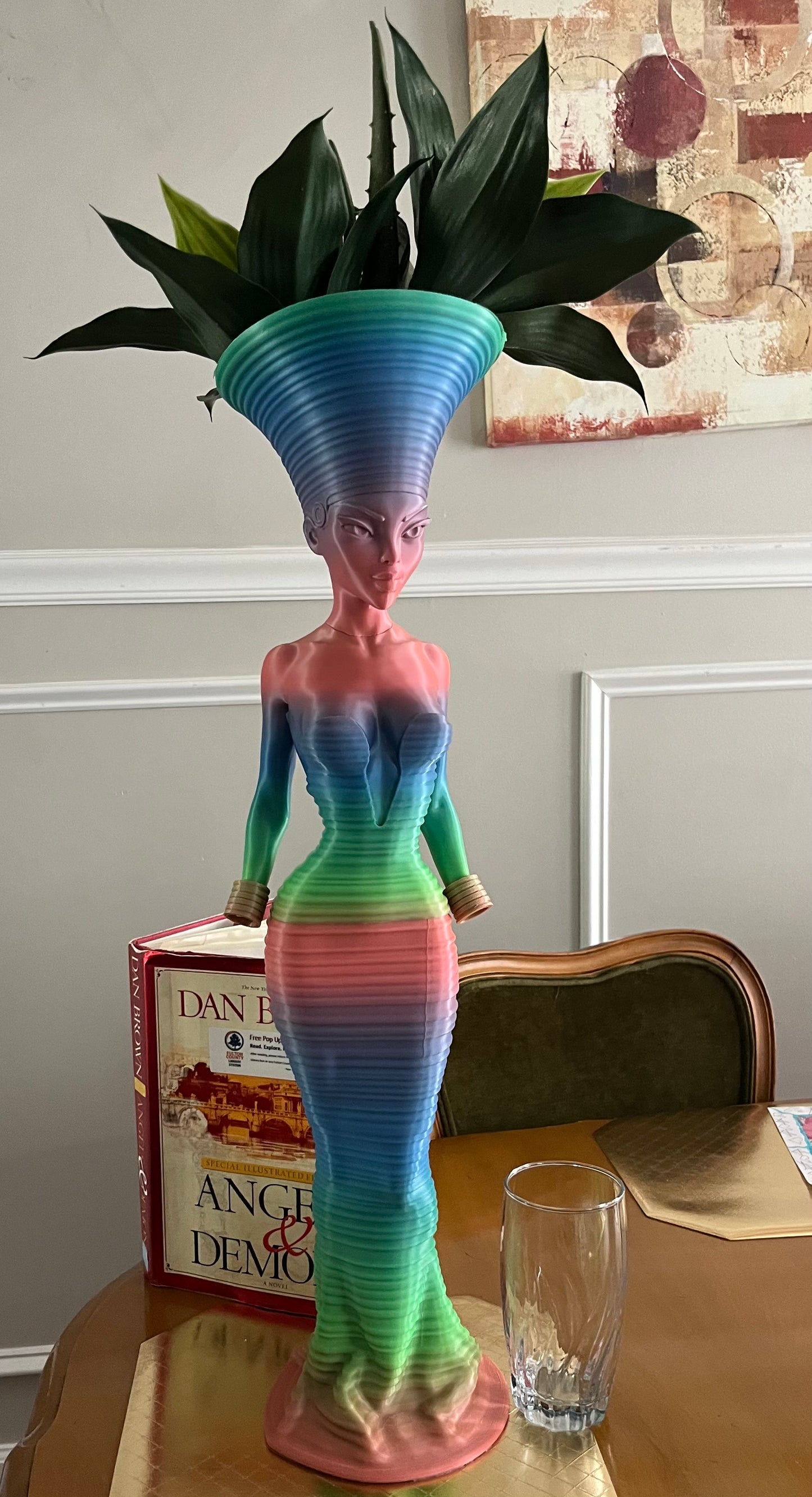 Nubian Oasis - Medium Metalic Multi Blue