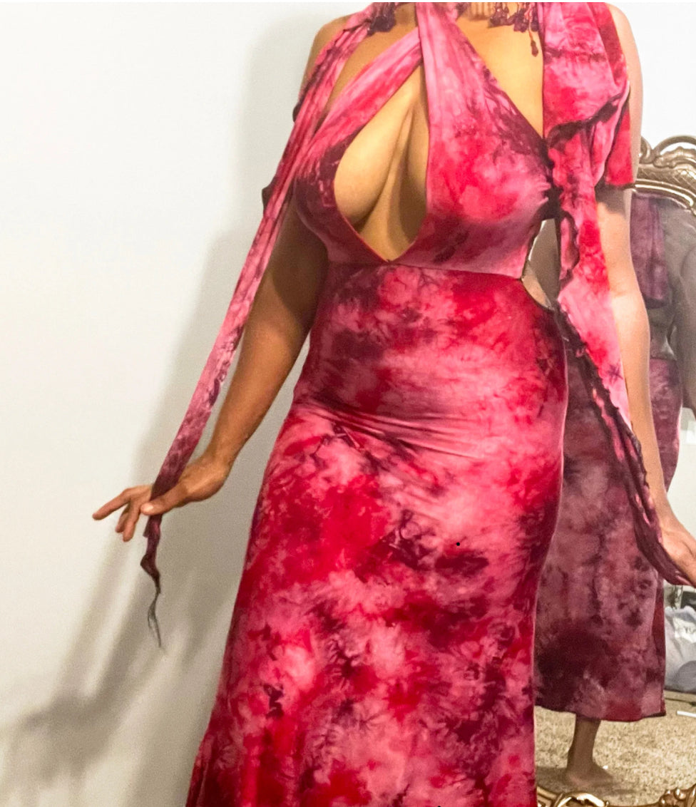 Oya Halter Dress & Shawl