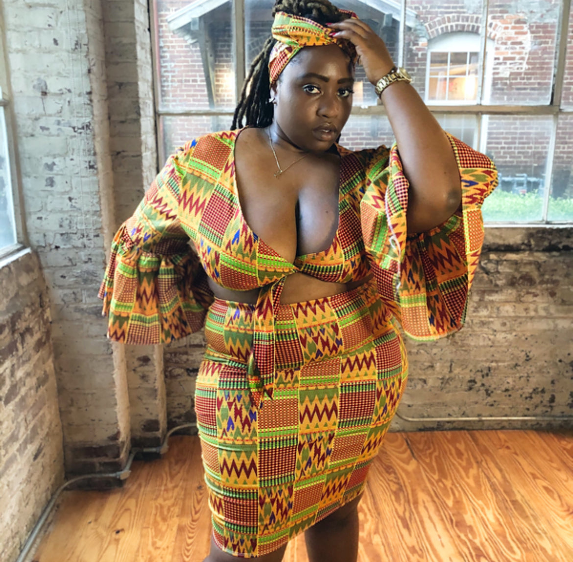 Nzinga 2 Piece - kente