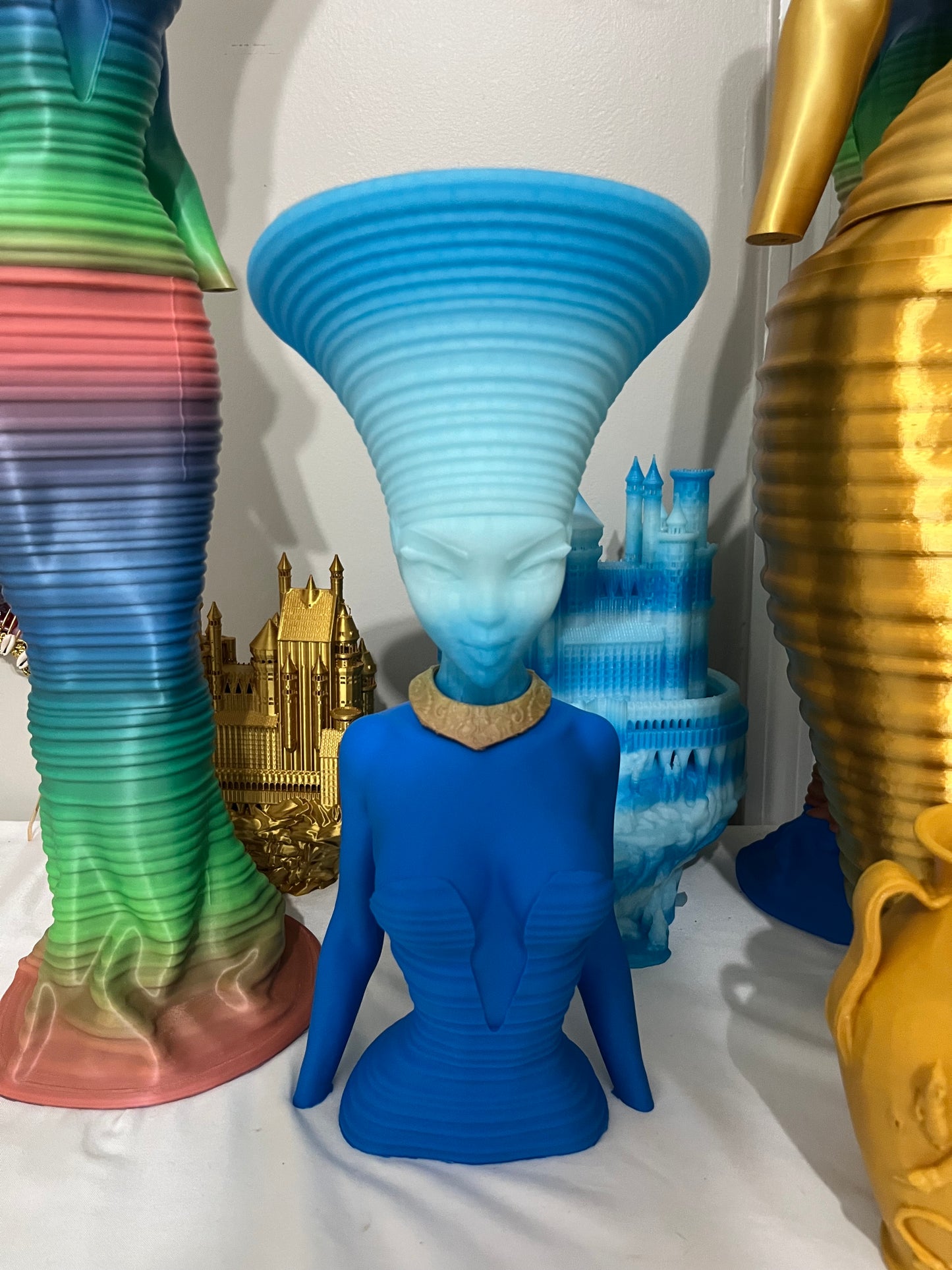 Nubian Oasis - Medium Half Body with necklace