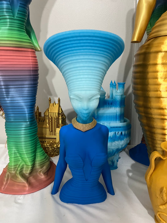 Nubian Oasis - Medium Half Body with necklace