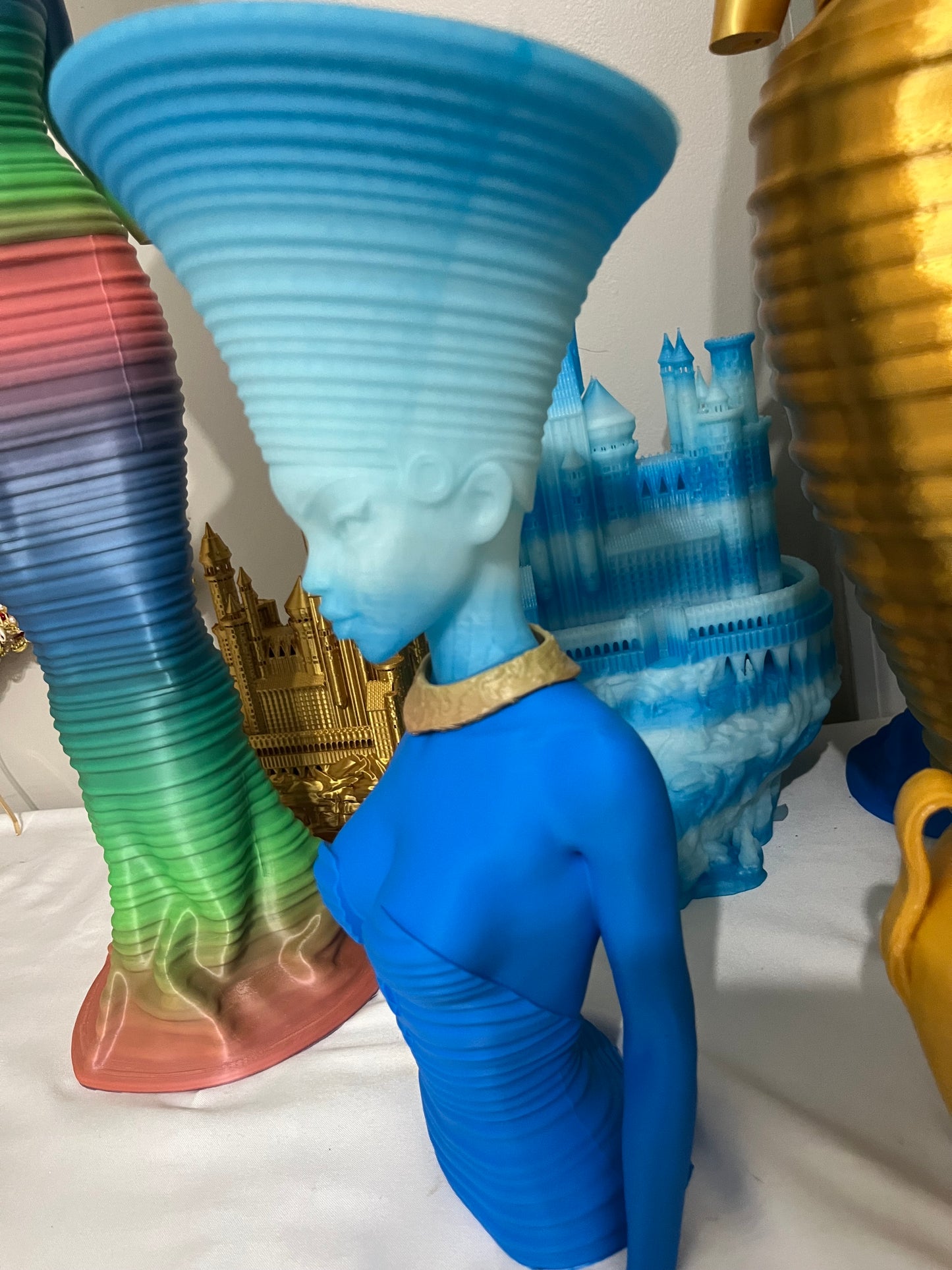 Nubian Oasis - Medium Half Body with necklace