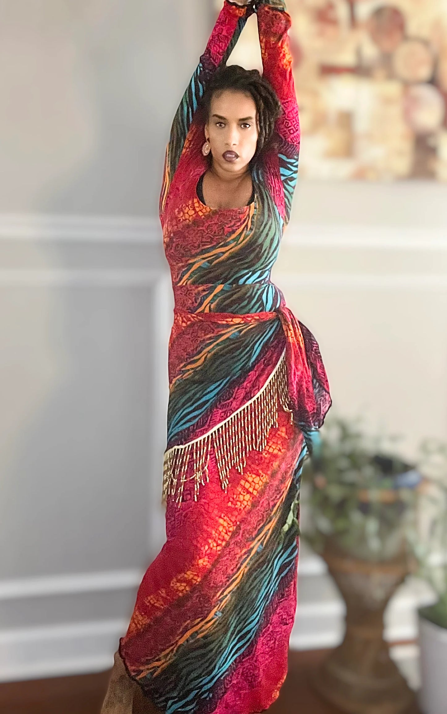 Mystic Waters Dress & Shawl