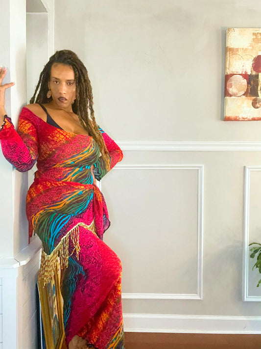 Mystic Waters Dress & Shawl