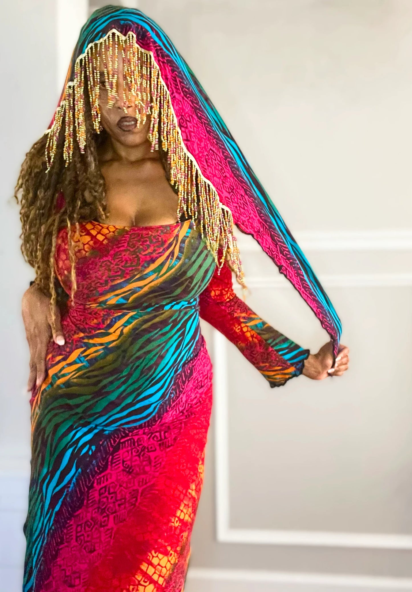 Mystic Waters Dress & Shawl