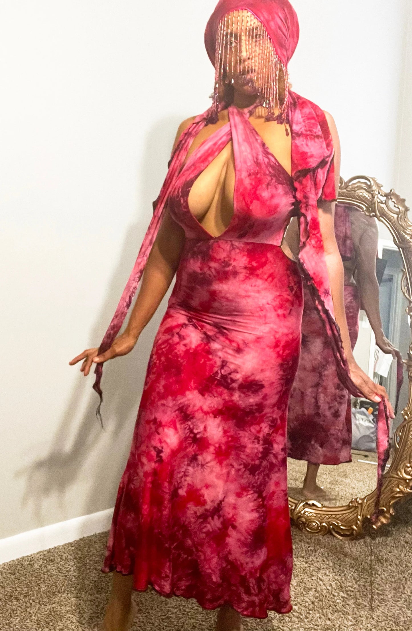 Oya Halter Dress & Shawl