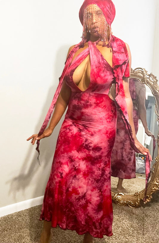 Oya Halter Dress & Shawl