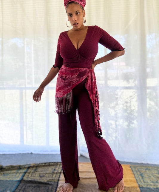 Goddess Comfort Multi-Wear Set - Burgundy