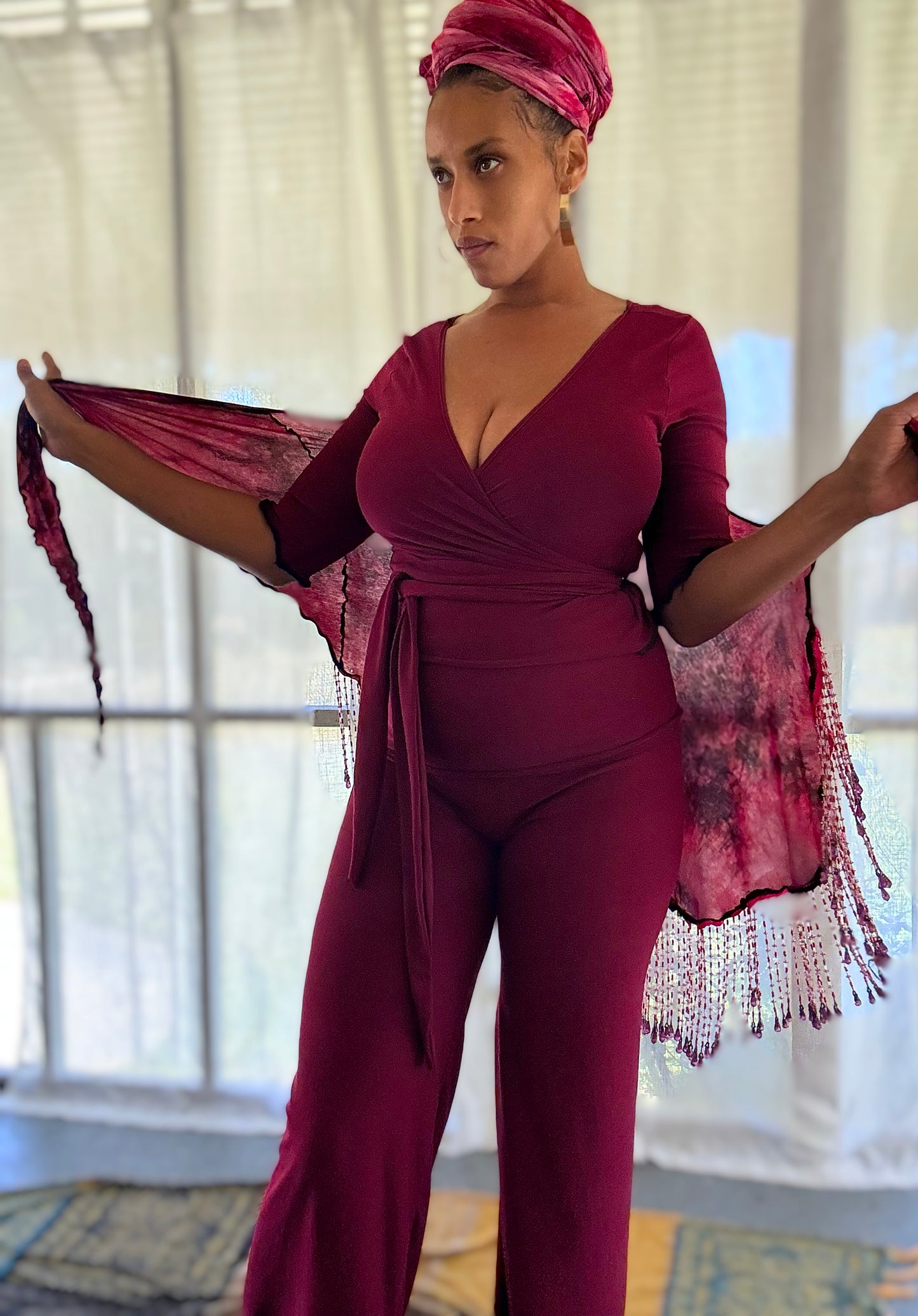 Goddess Comfort Multi-Wear Set - Burgundy