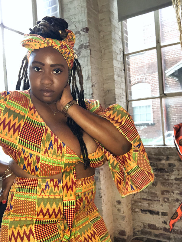 Nzinga 2 Piece - kente