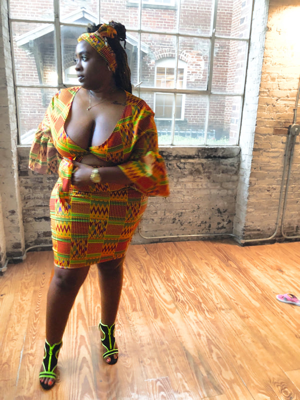 Nzinga 2 Piece - kente